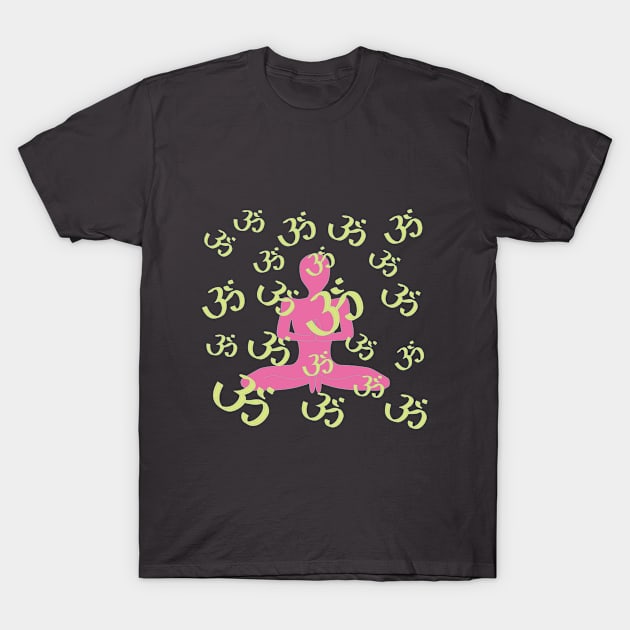 Om! Yoga pose T-Shirt by DannysRemakeRemodel